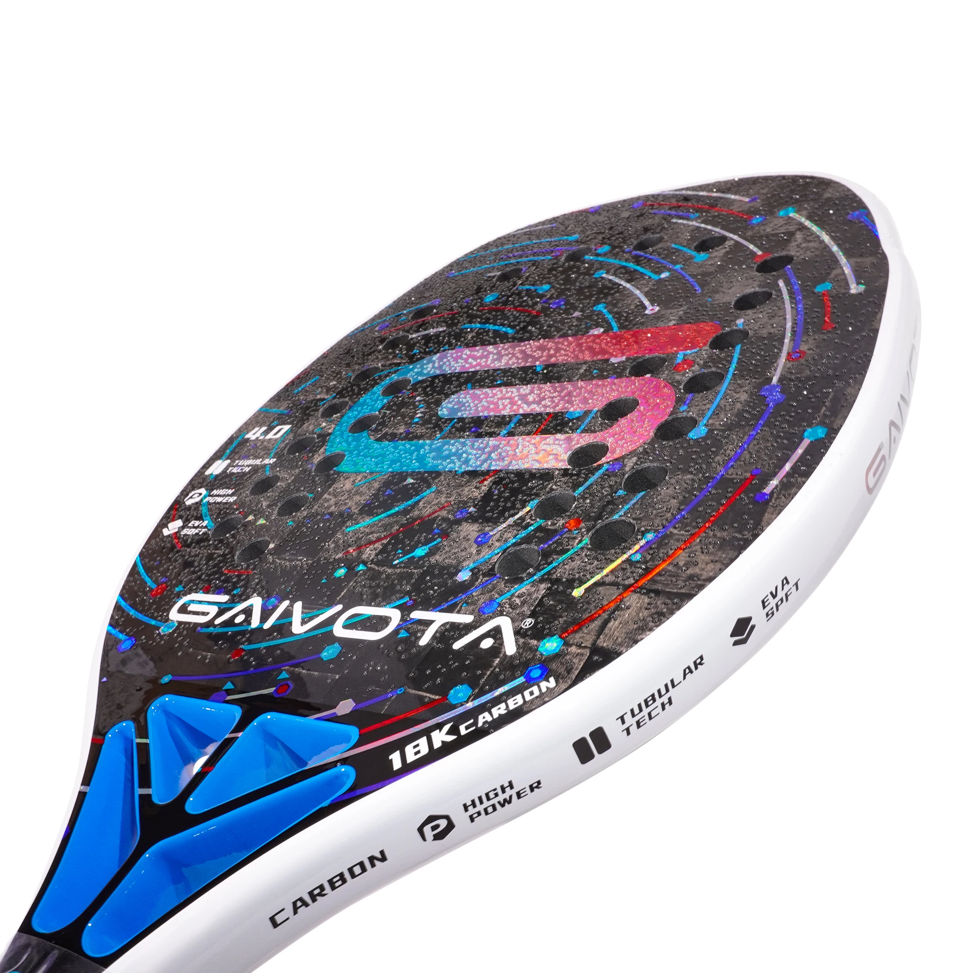 GAIVOTA4.0 2024 Beach tennis racket carbon 18K Gradient +bag