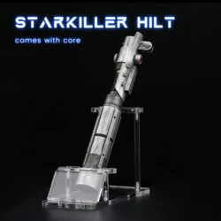 TXQSABER Starkiller empuñadura de Metal SK1 versión desgastada mango de cristal sin núcleos de hoja opcional RGB Neopixel Proffie Bluetooth FOC