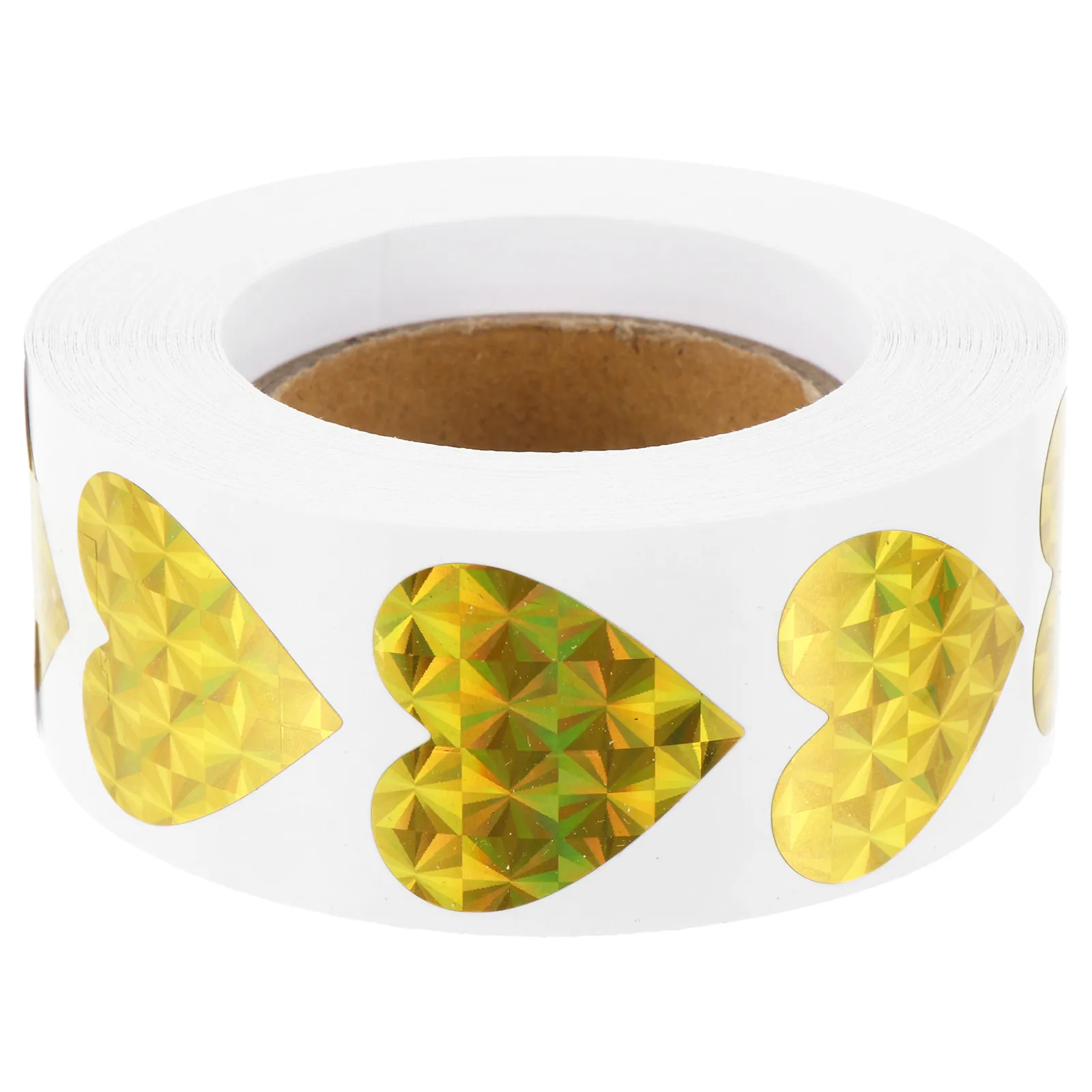 

1 Roll Colored Heart Shaped Adhesive Label Stickers for Gift Bags Wrapping Sealing Decorative DIY Party Wedding Birthday