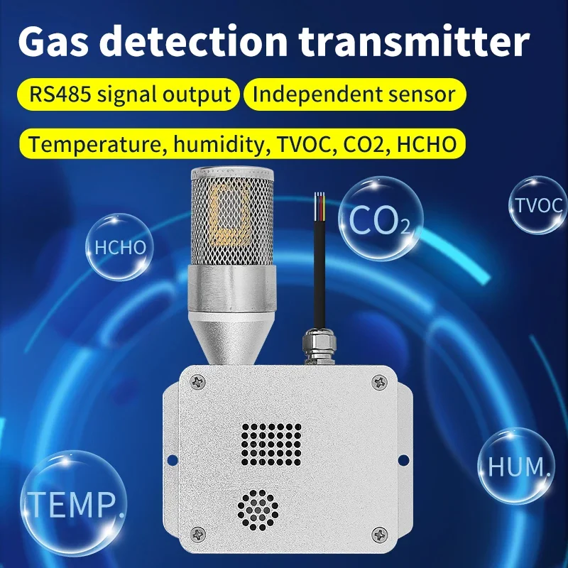 Temperature and Humidity Sensor: RS485 Communication Wall-mounted Ducted Voltage and Current Output Transmitter