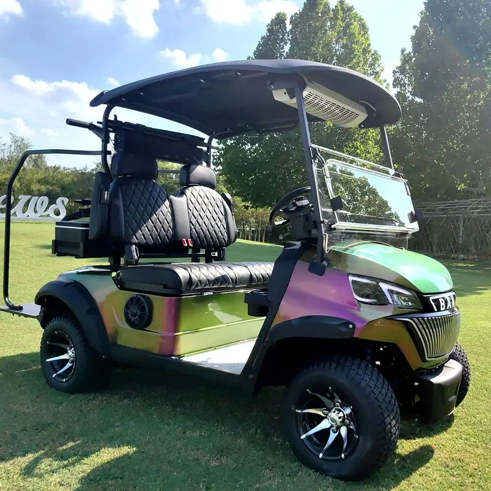 Reliable Supplies Best Selling Electric Golf Cart  Luxury Customizations Off-Road Use Golf Cart with Cooler Box