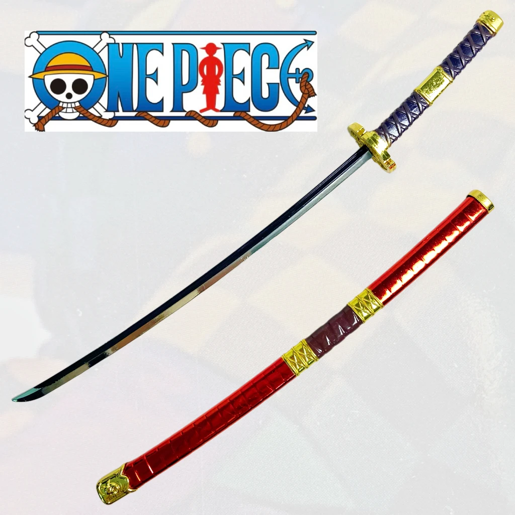 

9,4 дюйма Roronoa Zoro металлический меч катаны оригинальная самурайская сабля ниндзя нож японская катана сабля аксессуары для косплея реквизит игрушка