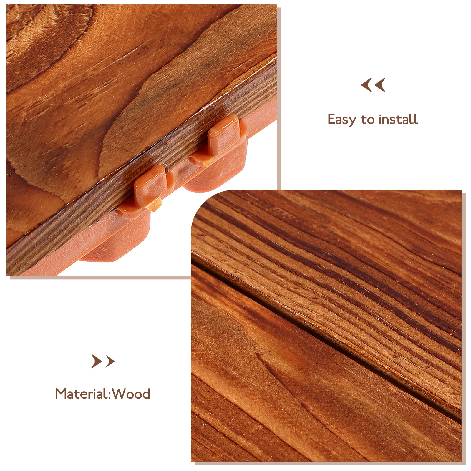 Рисунок 4 - Антикоррозийный деревянный пол 30x30 см