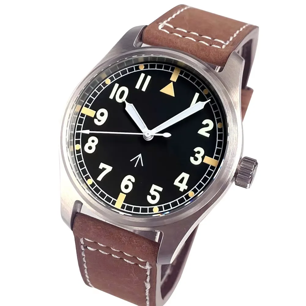 

Customized Japan NH35 Automatic Men Watch Pilot Watches Diving 39mm 200m Waterproof Sapphire Glass Luminous Date 316L Steel