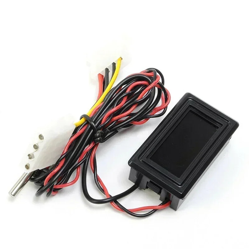 Mini Water-proof Accessories Set Digital Thermometer Temperature Cooler Display Indicator Gauge Panel  Meter For Car Motorcycle