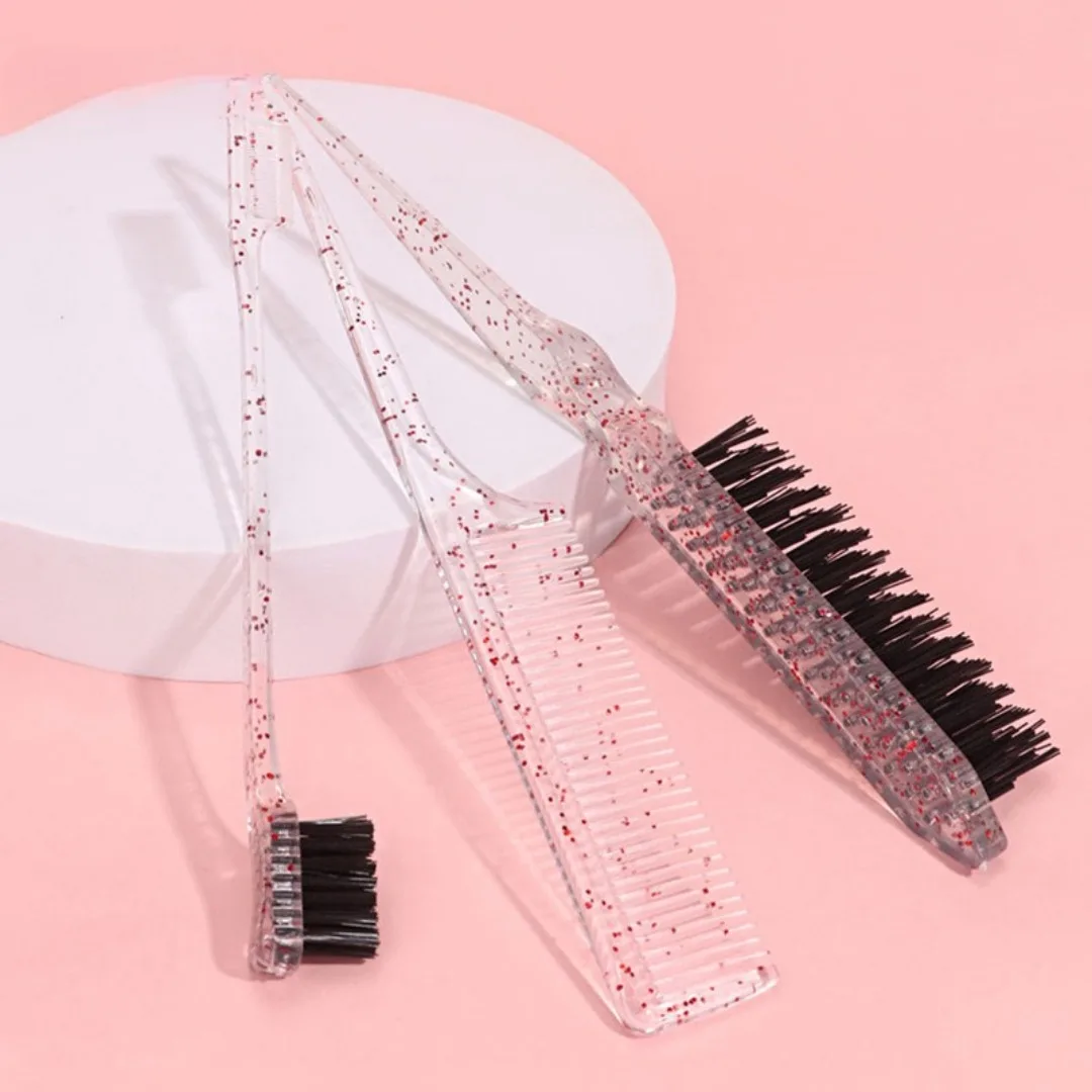 3/4Pcs doppelseitige Haar Styling Kämme Haar Pinsel Set Frisur Pinsel Kamm Für Lockiges Haar Styling werkzeuge Friseur Zubehör