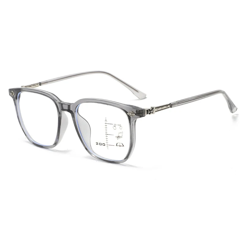 

Новые металлические очки TR Square для женщин и мужчин: прогрессивные мультифокальные, с защитой от синего света, для чтения, повседневный стиль, для коррекции близорукости и дальнозоркости