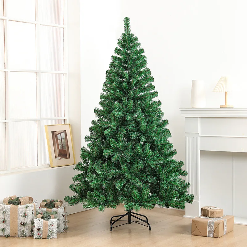 Artificial Christmas Tree, Green Pink Flame Retardant PVC Xmas Tree Natal Party 210cm, 180cm, 150cm