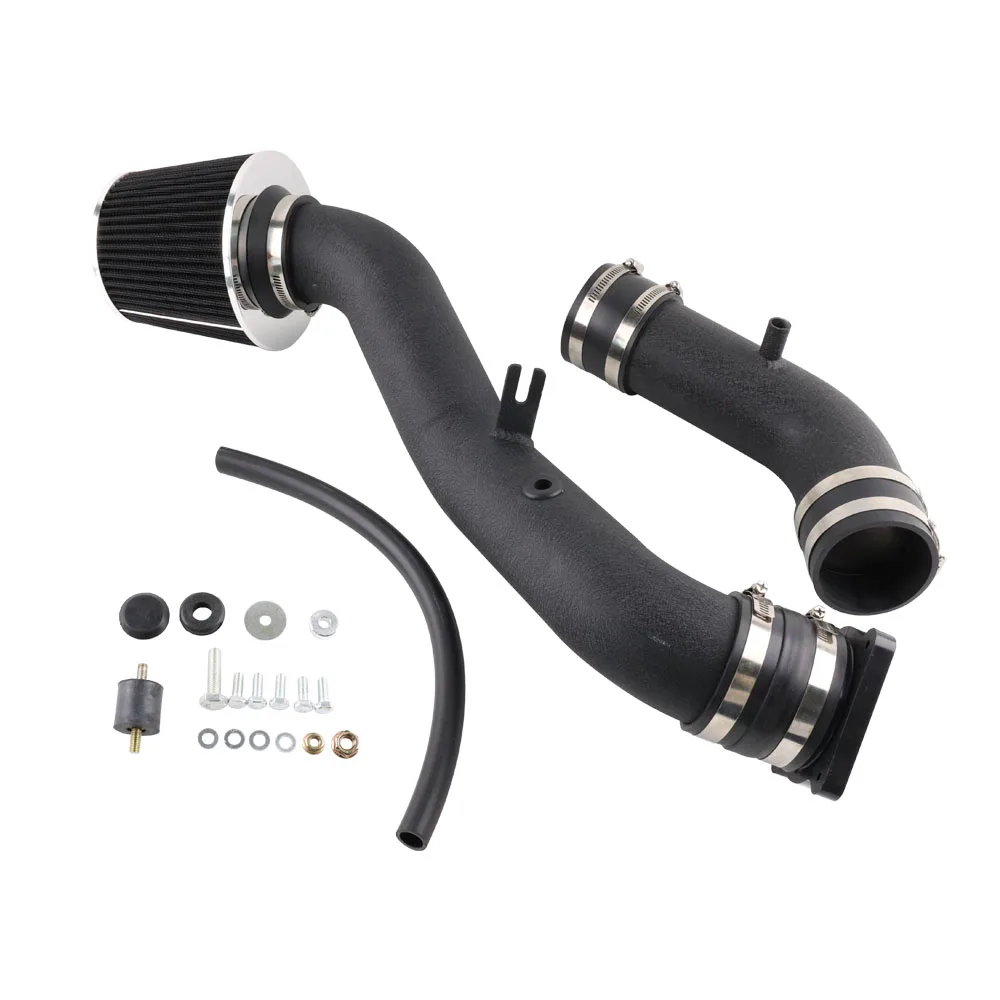 

For Nissan 350Z Infiniti G35 FX35 V35 3.5L V6 VQ35DE 2003-2006 Black Cold Air Intake Pipe Heat Shield Filter Kit