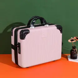 14 Cosmetic Case Luggage Travel Portable Carrying Suitcase for Makeup Mini Waterproof Travel Storage Bag Tattoo Beautician E667