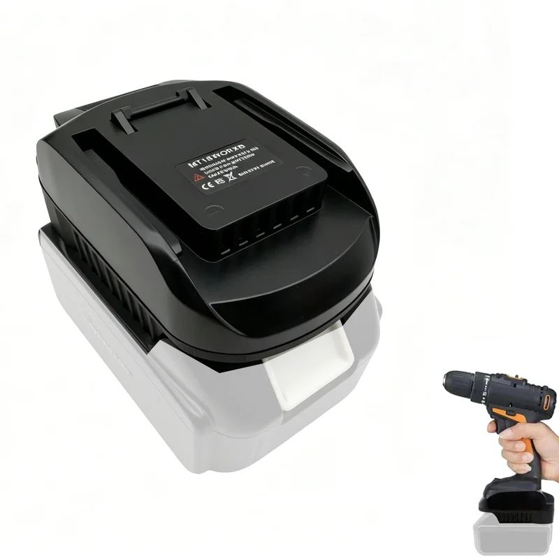 

MT18WORX6 Battery Adapter Converter for Makita 18V BL1830 Li-ion Battery to for Worx 20V 6 Pin Power Tools Replace WA3520 WA3525
