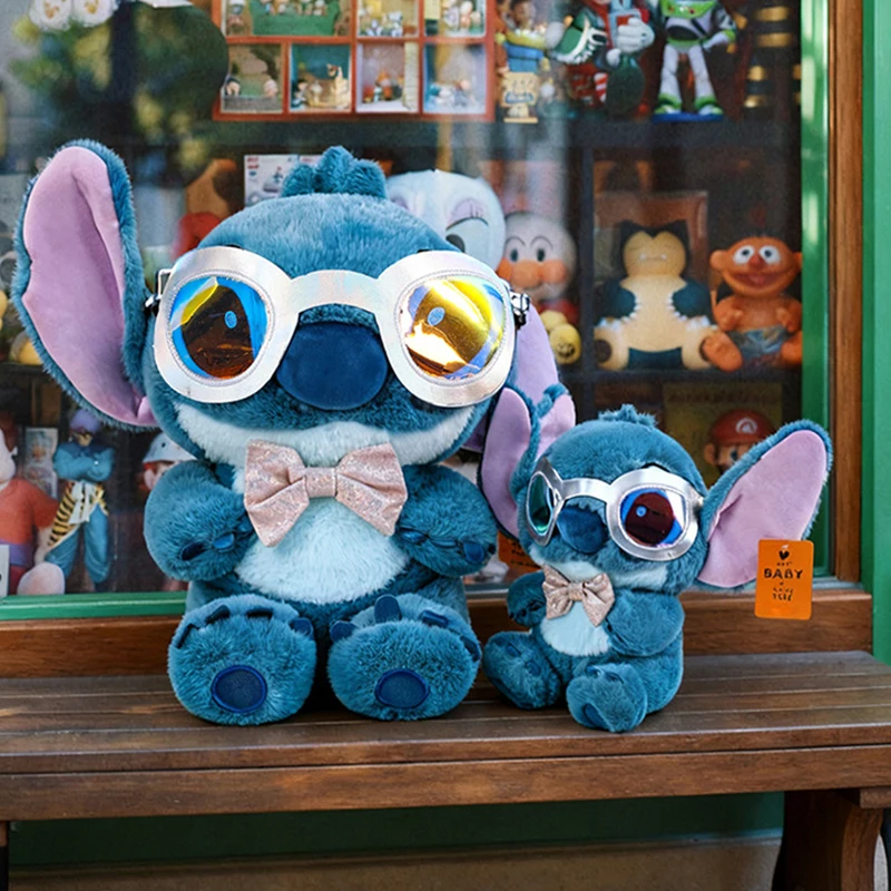 

Плюшевая игрушка-подушка Дисней Стич в солнцезащитных очках, 35/60 см, мягкая, удобная, для декора комнаты и в подарок