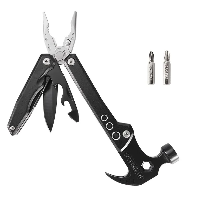 DIY Multifunctional AR pliers outdoor folding portable tool pliers camping multi-functional emergency equipment knife pliers