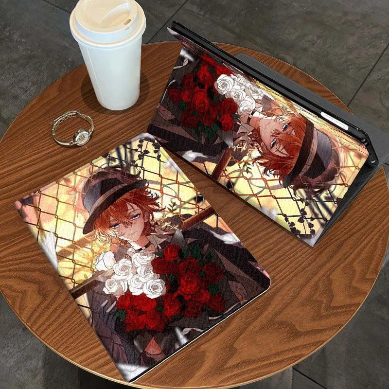 

Чехол для планшета Bungo Stray Dogs Cartoon для iPad Pro Air Mini 1 2 3 4 5 6 7 7th 8th 9th 10. 11th 10.2 9.7 10.5 10.9 11 12.9