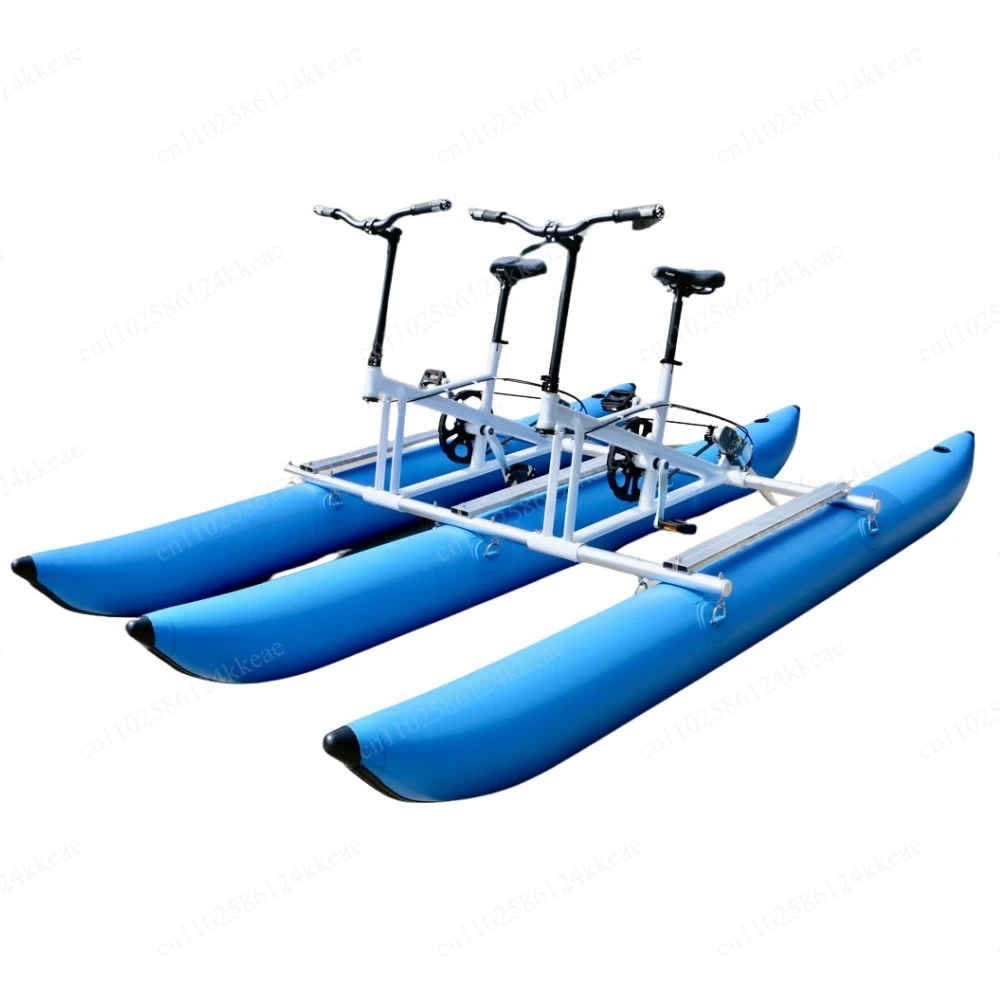 single-seater and double-seater PVC inflatable floats for water bicycles, light sports projects in scenic areas
