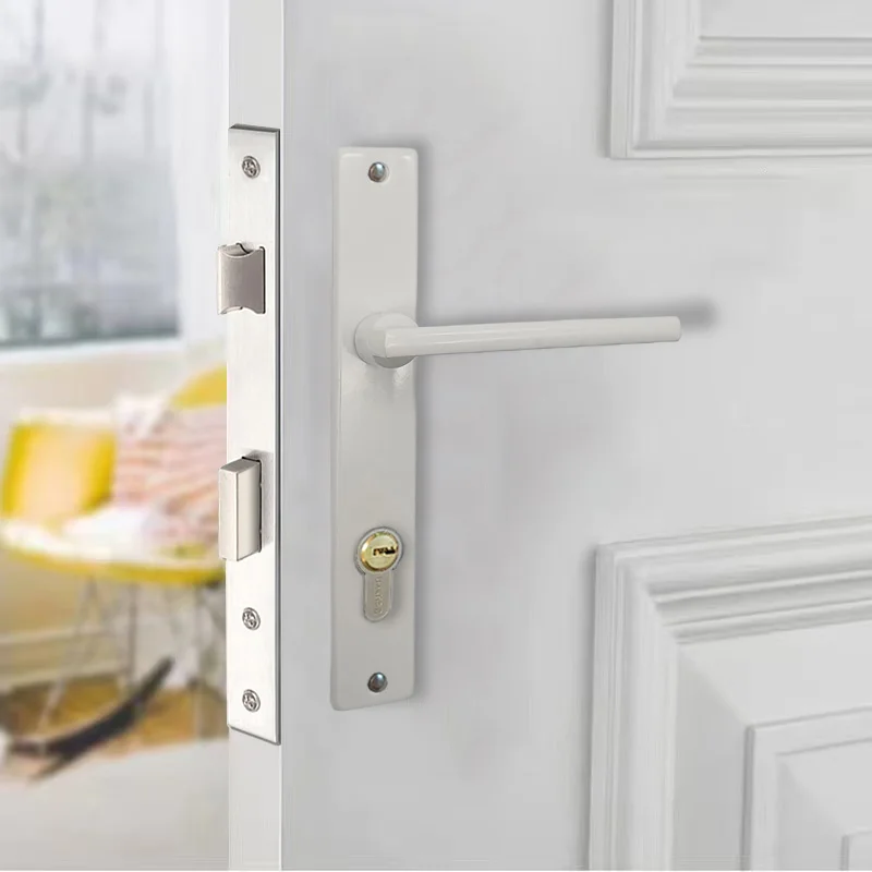 8530 type Straight handle aluminum alloy door panel integrated handle P-A-03-W/BL/BR