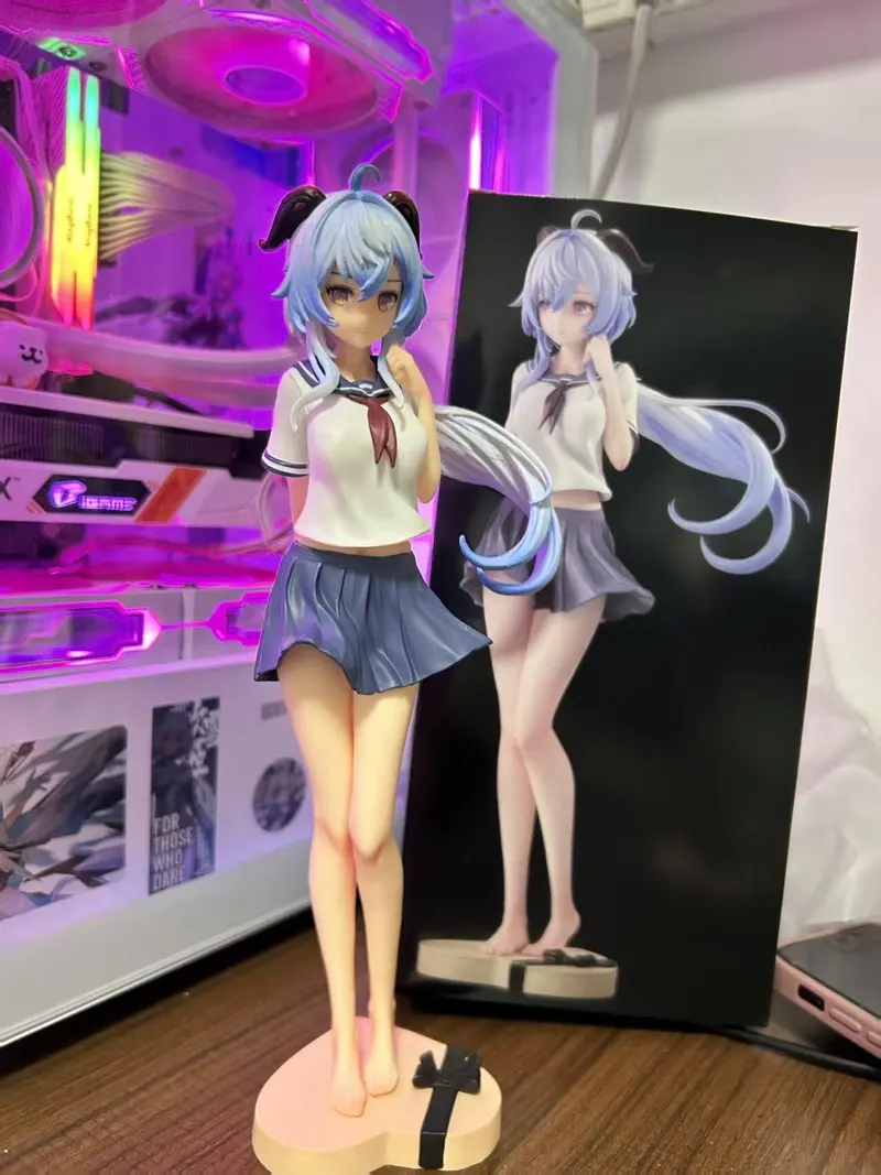 

Beautiful girls' school uniform hand-made jk sweet rain - bare leg angel anime animation peripheral desktop decorations