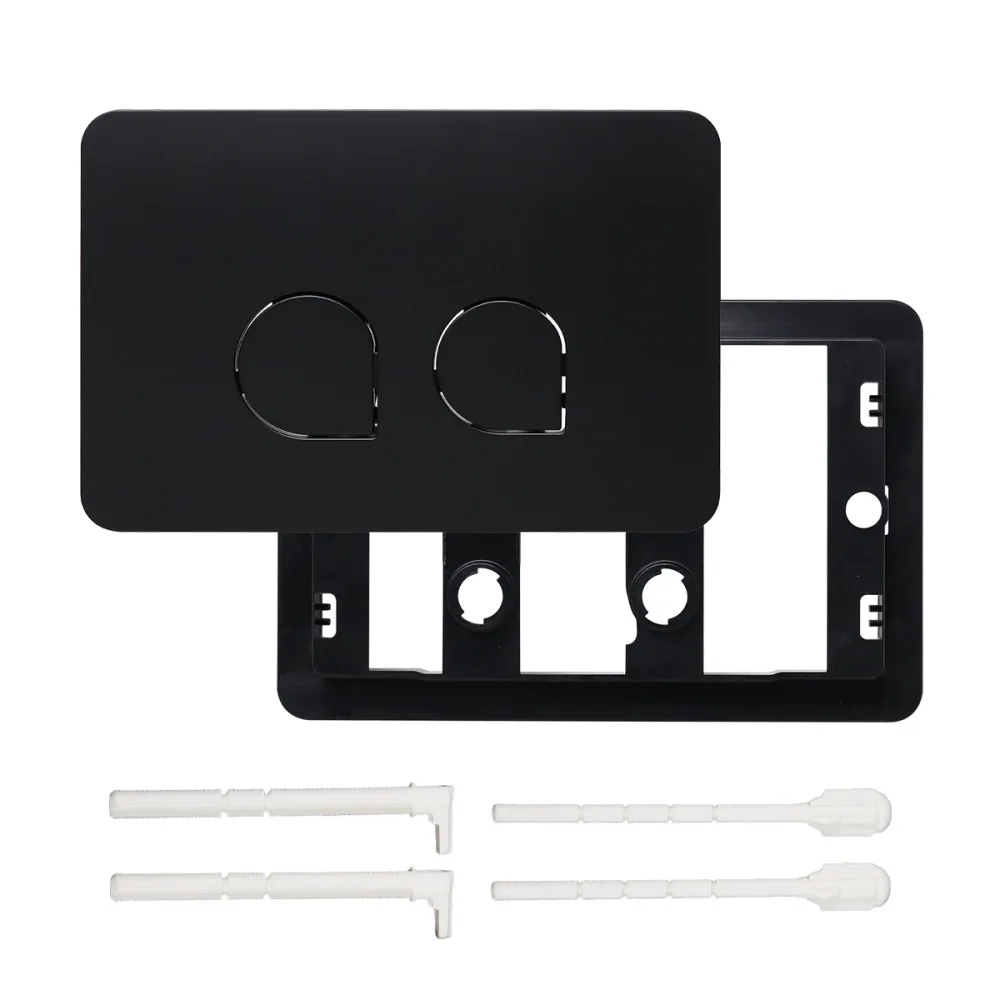Toilet Flush Button For In Wall Concealed Cistern Compatible With Sigma Series ABS Material Manual Control Modern Style