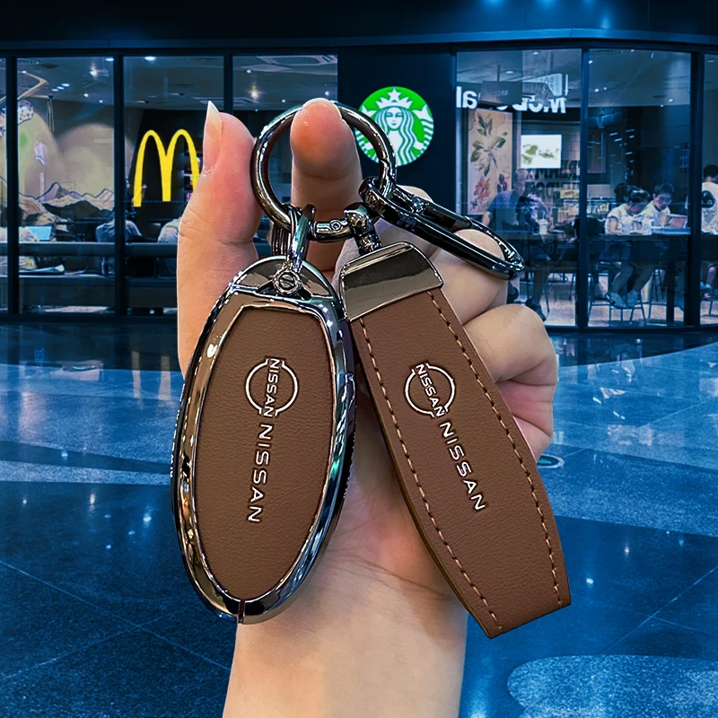 

Car Key Case Cover Key Bag For Nissan Qashqai 2022 J12 Ariya Altima Teana Juke X-trail Protect Set Accessories