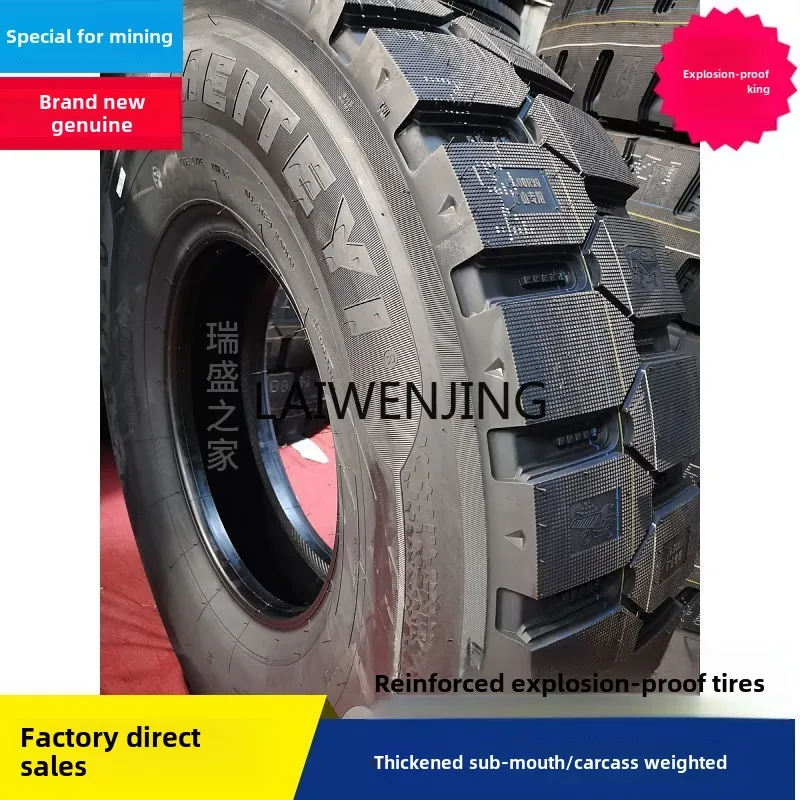 LYN explosion-proof tire full steel wire loaded muck rear eight-wheel engineering tire 1200r20