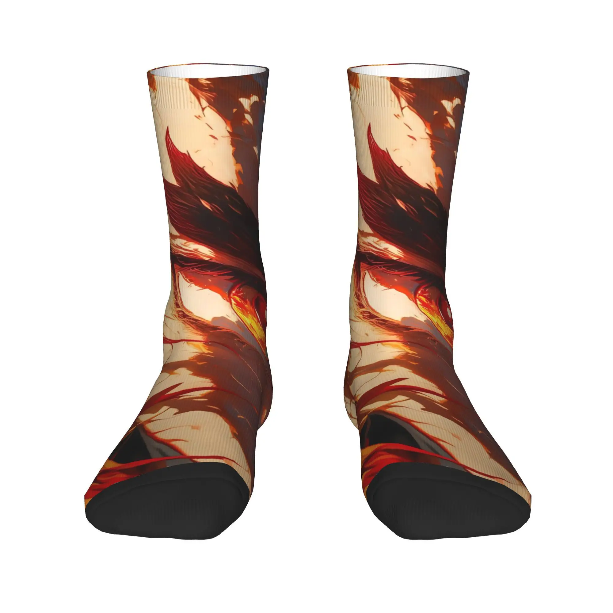 للجنسين الرجال الجوارب أنيمي Kyōjurō Rengoku جوارب الربيع الترفيه جودة الجوارب تصميم في الهواء الطلق عدم الانزلاق الجوارب