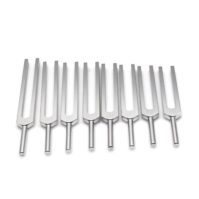 

Tuning Fork Wooden Box Set Tuning Fork For Chakra Set,8 Tuning Forks+1 Mallet, For Nursing, And Music Students
