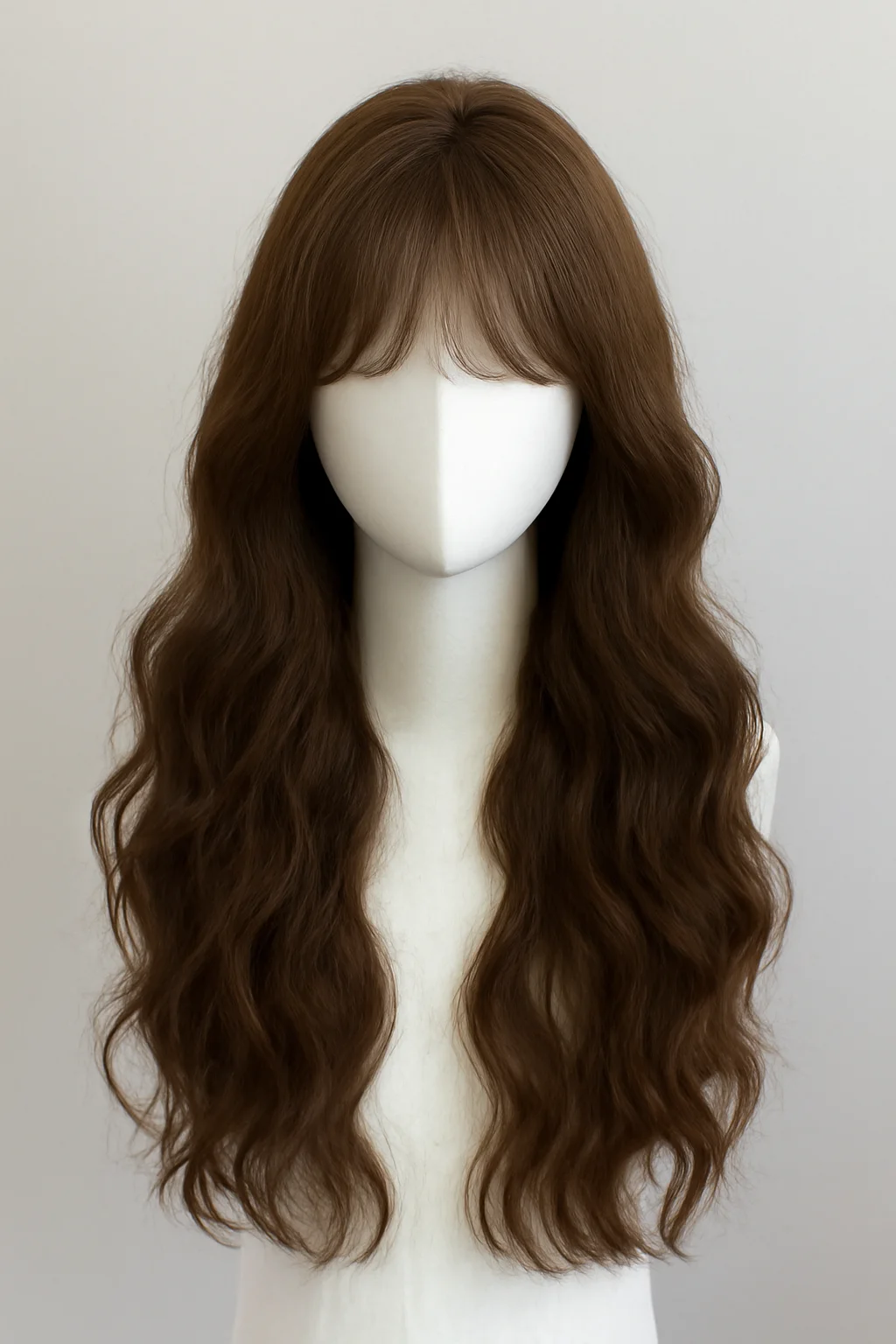 Ashely الباروكات للنساء براون طويل مجعد شعر مستعار موجة كبيرة طبيعة متموجة عقال لوليتا شعر مستعار مقاومة للحرارة تأثيري الاصطناعية 가pal
