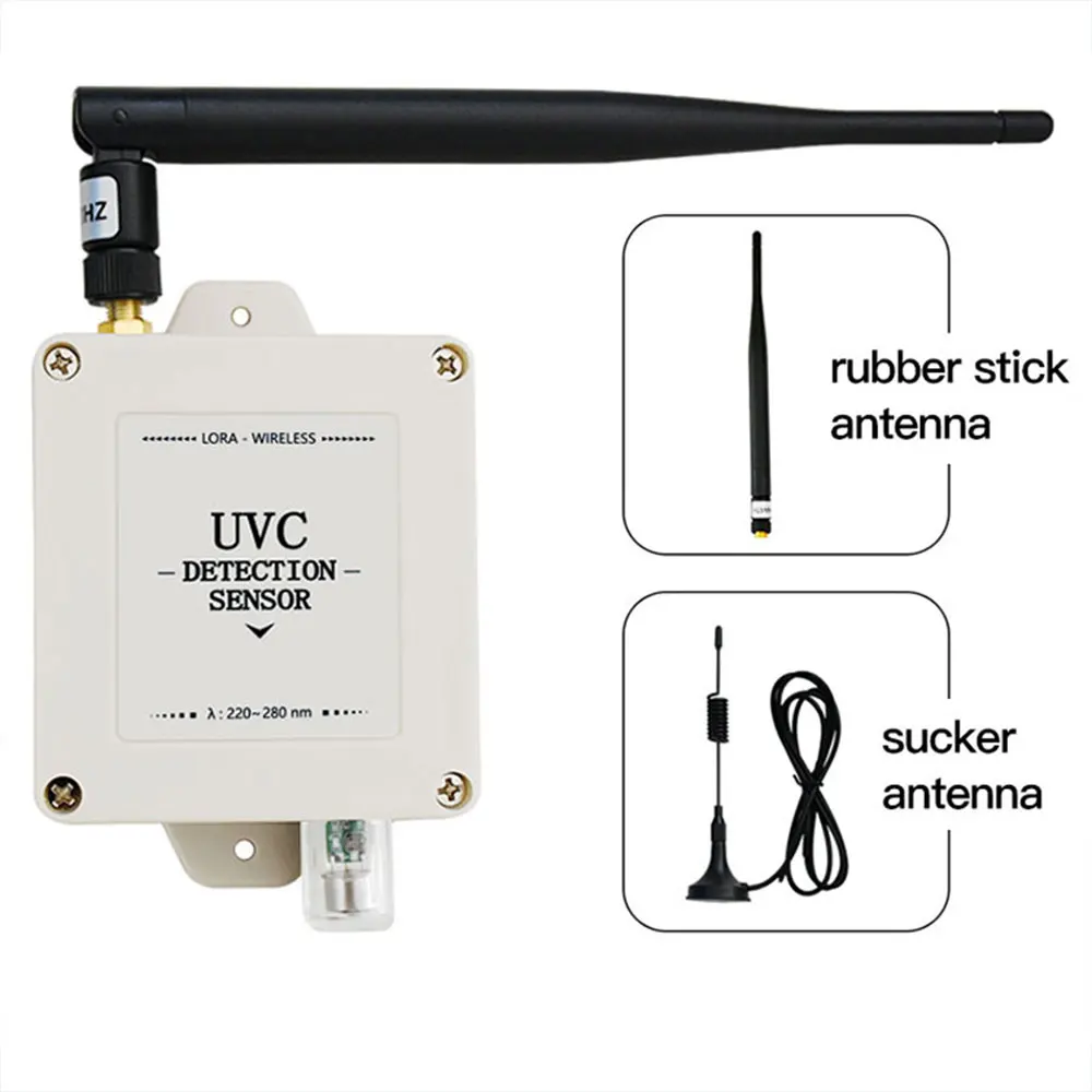 High Quality Ultraviolet UVC Induction Disinfection Lamp Lora Wireless UVC Sensor