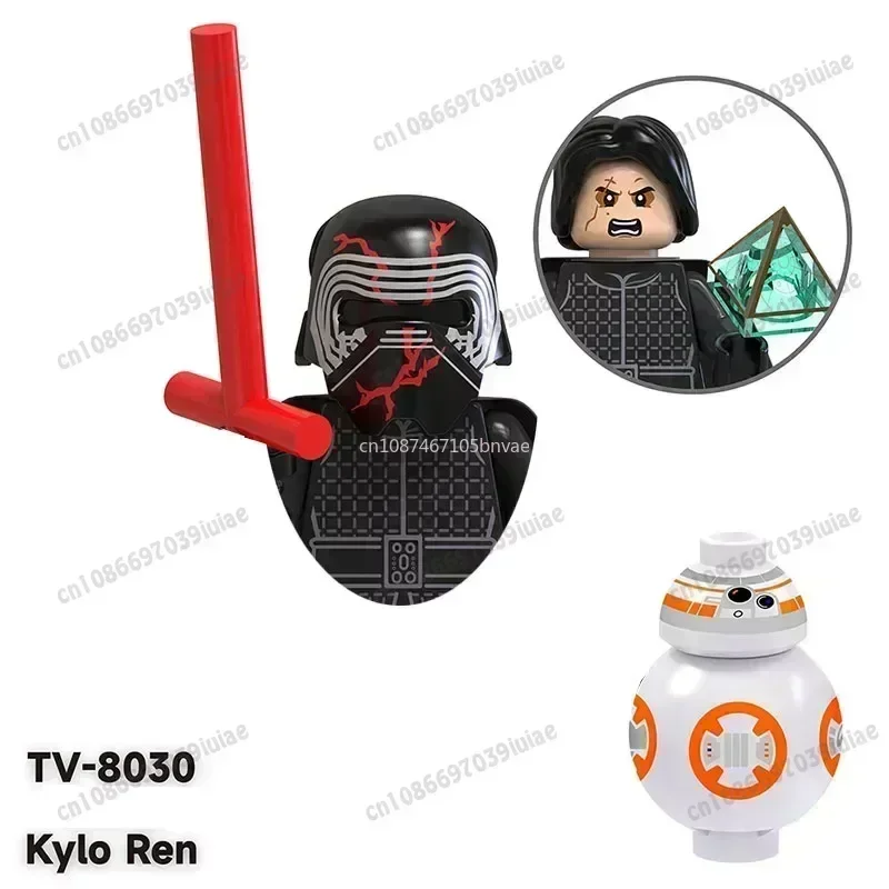 Tv6001 besta reino han solo leia C-3PO bobafett robô figura brinquedo tijolos montagem boneca construção aniversário tv8003 tv8005