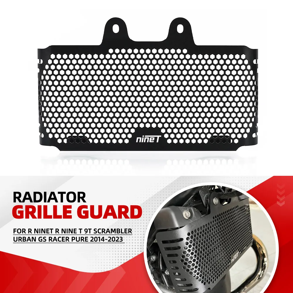 

2014-2023 For BMW R NINET R Nine T 9T Scrambler Urban GS Racer Pure Motorcycle Aluminum Radiator Guard Grill Grille RNINET Cover