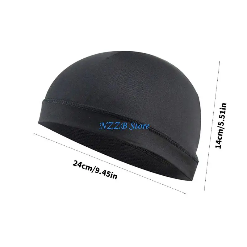 T21F Turban Cycling Headwear Cycling Creative Sports Breathable Skull Caps