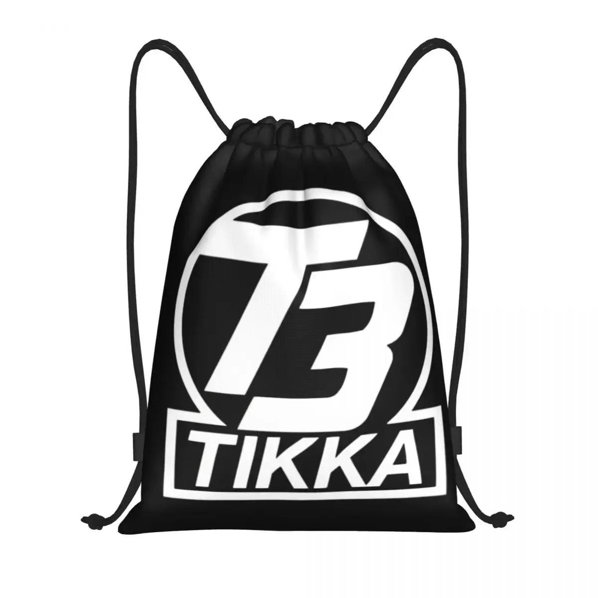 

Custom Tikkaes Finland Firearms Logo Drawstring Bags Women Men Lightweight Sports Gym Storage Backpack