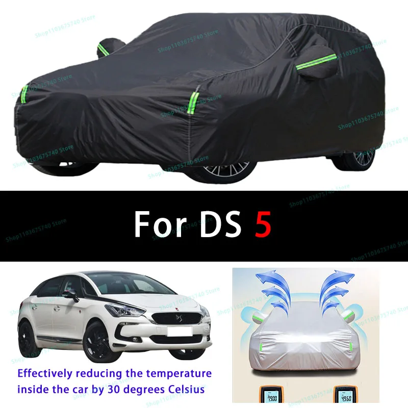 Voor Ds 5 Full Car Covers Buitenshuis Zon Uv Bescherming Stof Koeling Beschermende Auto Beschermhoes