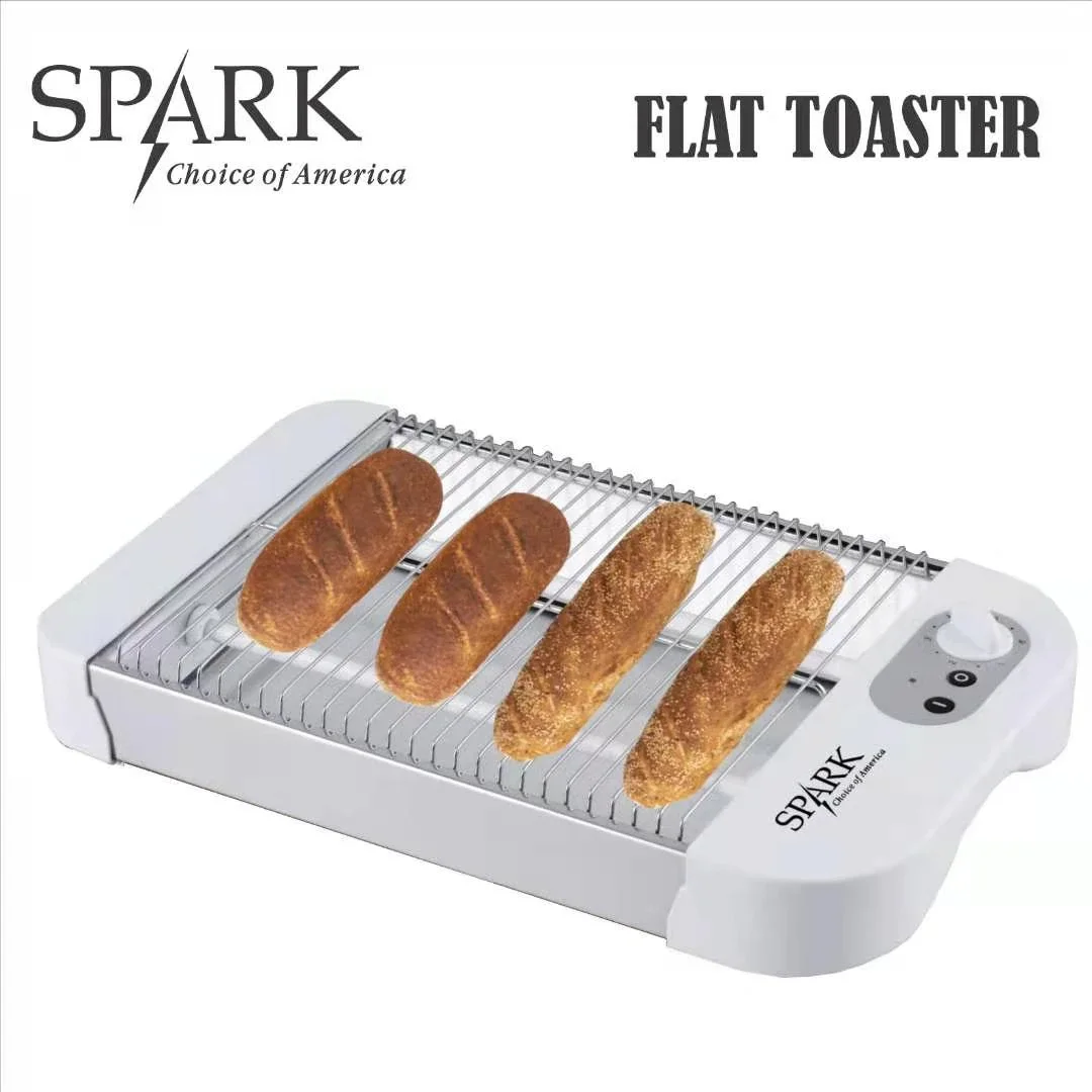 SPARK - Tostador Plano 600W PARA TODO TIPO DE PAN - TOSTADORA DE PAN GRANDES, PANINI