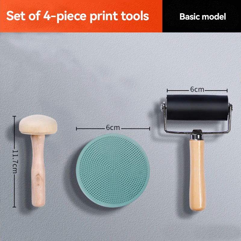 3mm Soft Carving Rubber Block Printmaking Stempel Blokken Kit Vel A3/A4/A5 Drukplaat Plaat Maken Linoleum Art Starter Tool