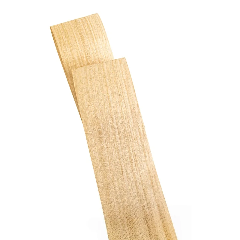 Natural Eucalyptus Veneer, 0.2mm Thick, Size 250x16cm, Suitable For Model Making And Cabinet Refinishing.