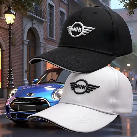 MINI Car Embroidery Logo Baseball Hat Casual Sun hat Accessories For/MINI Cooper S Works JCW R55 R56 R50 R53 R60 R61 F54 F55 F56