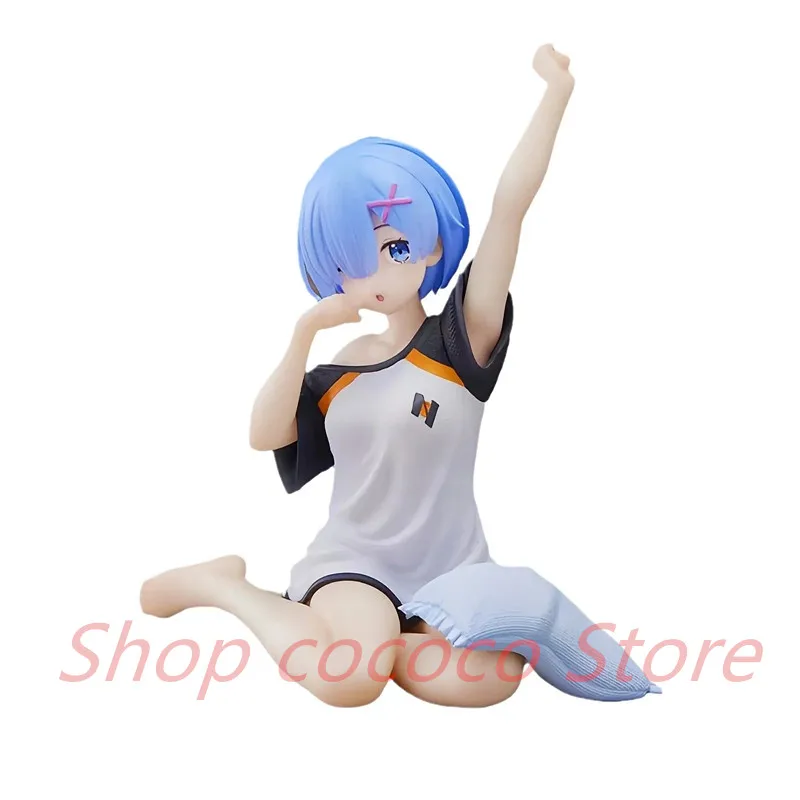 Rem Figures 10cm PVC Action Figures Re: Life in a Different World from Zero Figure Anime Rem Stretch Doll Toys for Collect Decor