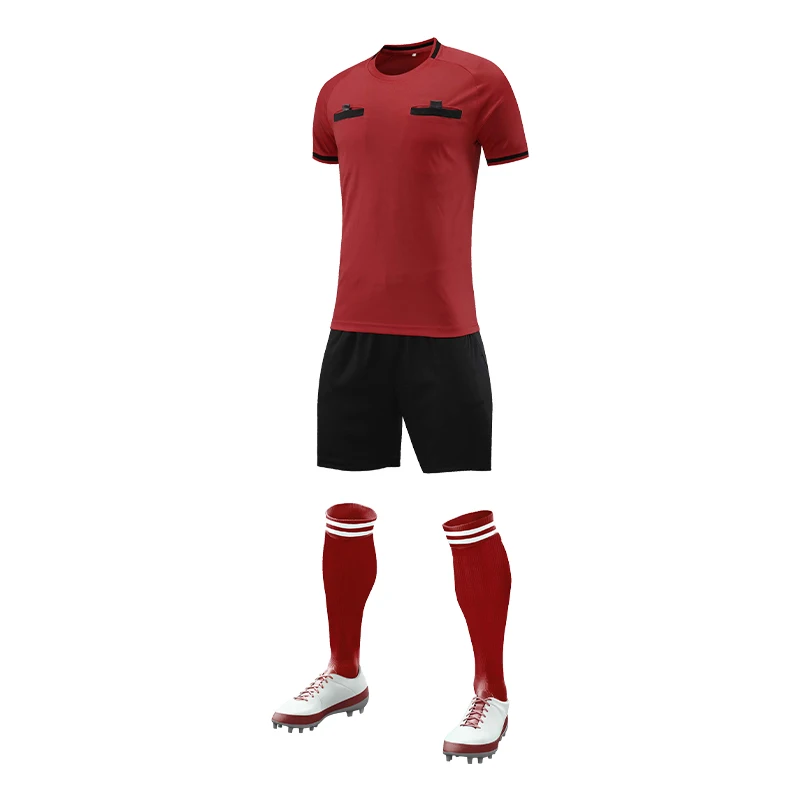 2024 divise da arbitro di calcio professionale giudice maglie da calcio pantaloncini camicie tuta tasca tute vestiti personalizzati