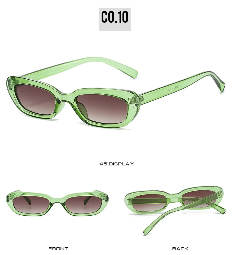 OEC CPO Ins Beliebte Fashion Square Luxus Sonnenbrille Frauen Marke Designer Rechteck Sonnenbrille Weibliche Candy Farbe Brillen – Detail 15