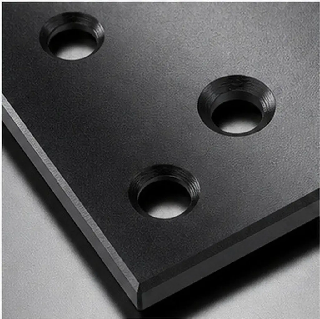 4Pcs L Shape Corner Bracket Plate High Quality Aluminum Alloy Joining Plate 5-Hole Joint Board for 2020 Profile Metal Connection