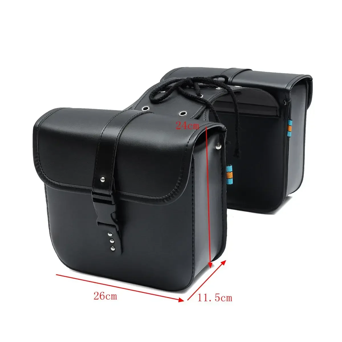 

Universal For Honda/Yamaha/Suzuki Pair Motorcycle Saddle Bags Tool Pouch Side Storage Luggage Bag Fork