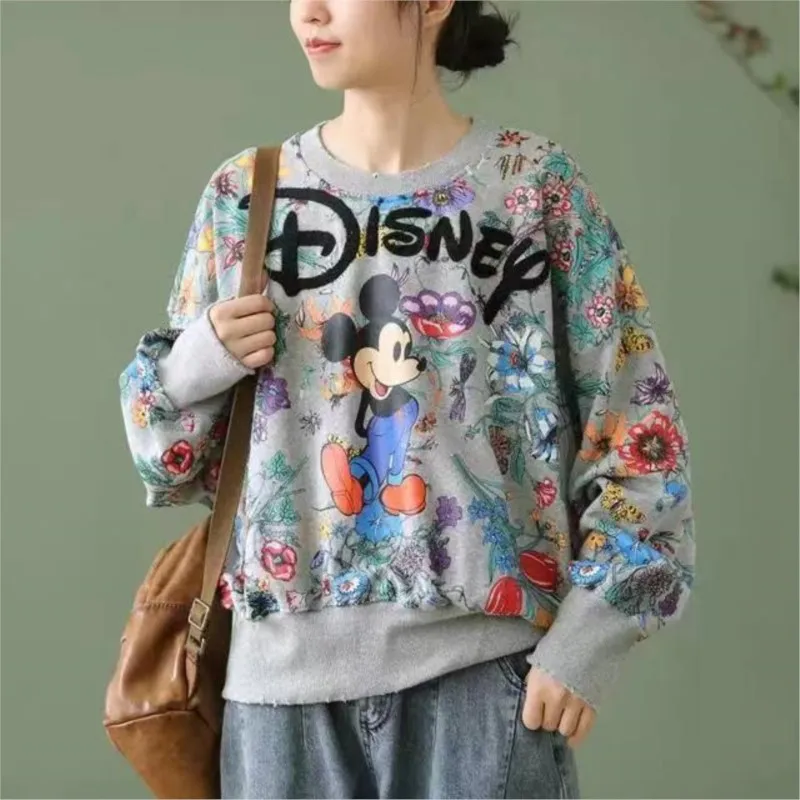 

Women fashion cartoon Hoodies Cartoon Korean Style Autumn Spring Sweatshirts Long Sleeve Clothes Harajuku Hoodies Casuals