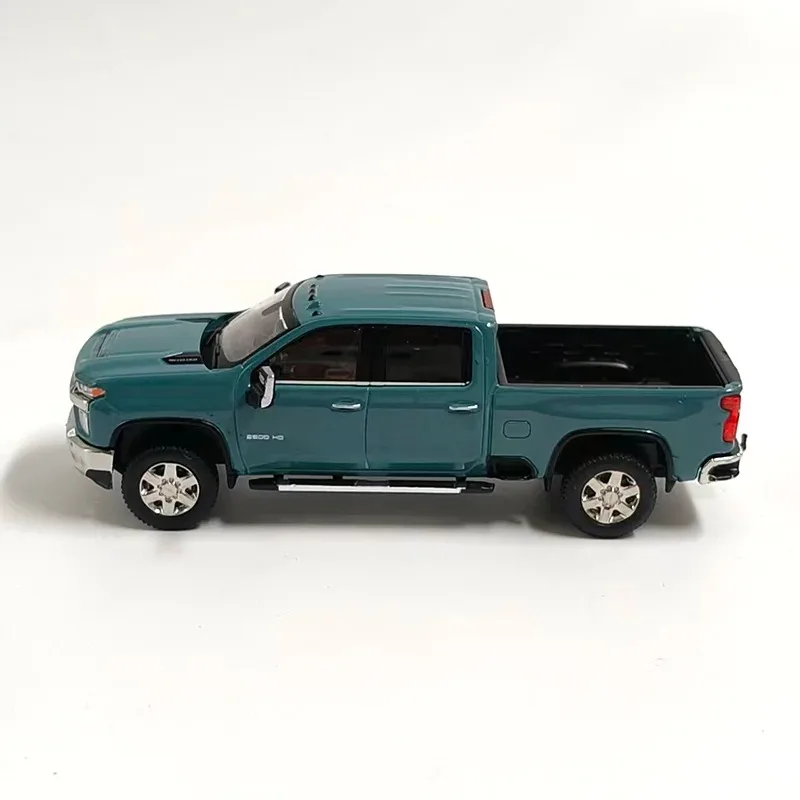 Small Car Diecast Alloy 1:64 Scale Silverado Pickup Truck Car Model Ornament Souvenir Display Collection Hobby Gift