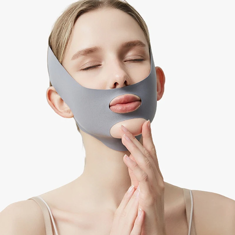 Sangle de massage amincissante pour le visage, sculptant le visage, bande de sommeil, ligne en V, joue, ruisseau, cou, ceinture, relaxation, lifting, masque, beauté, 1 pièce