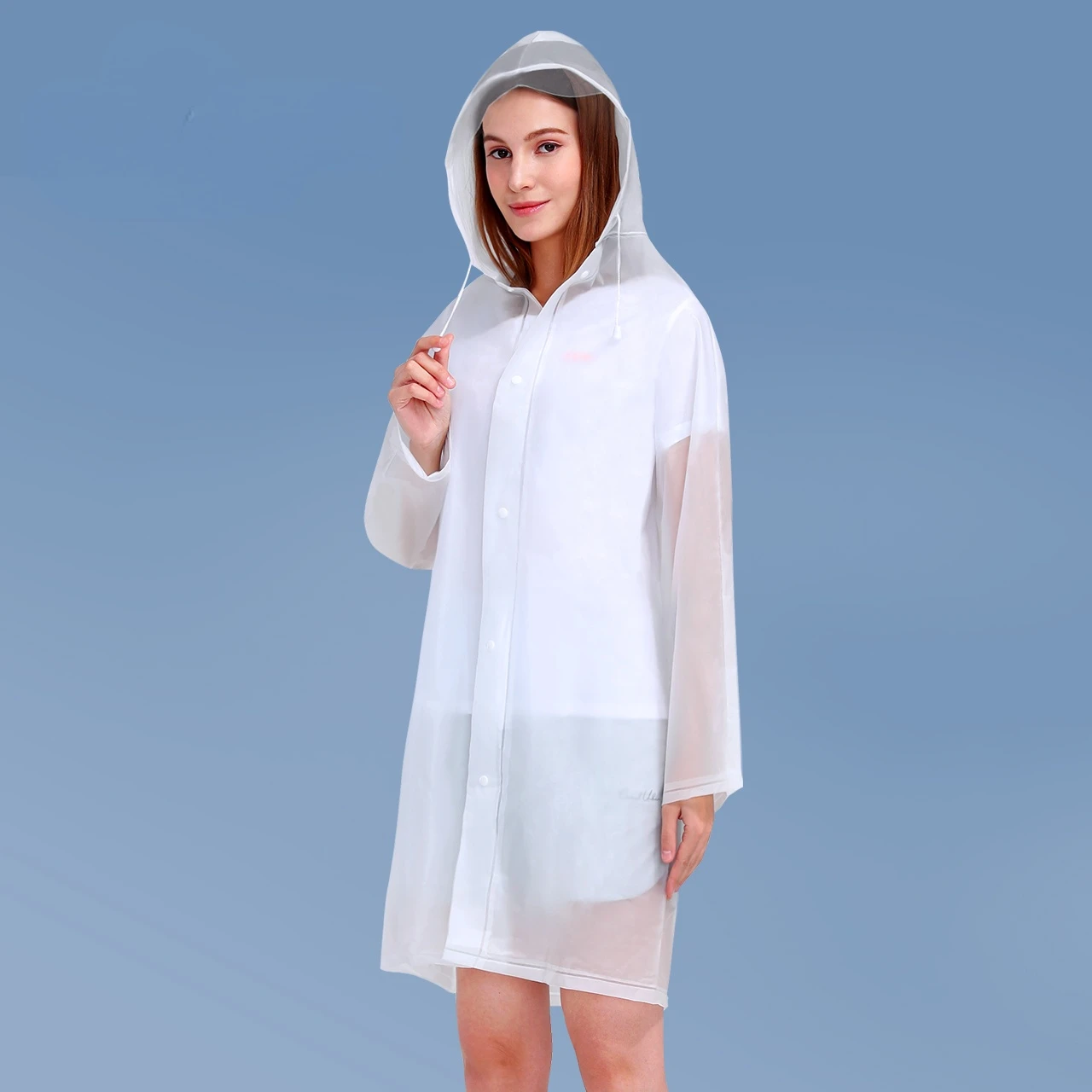 

Hoodie Transparent Raincoat Cape Outdoor Overall Hiking Windbreaker Coat Women Raincoat Unisex Roupa De Chuva Rain Cover AB50YY