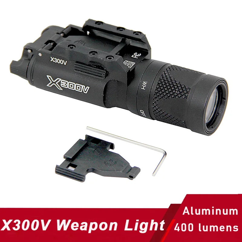 sf-x300v-arma-luce-doppia-uscita-led-tattica-pistola-torcia-fucile-da-caccia-scout-luci-misura-20mm-picatinny-rail