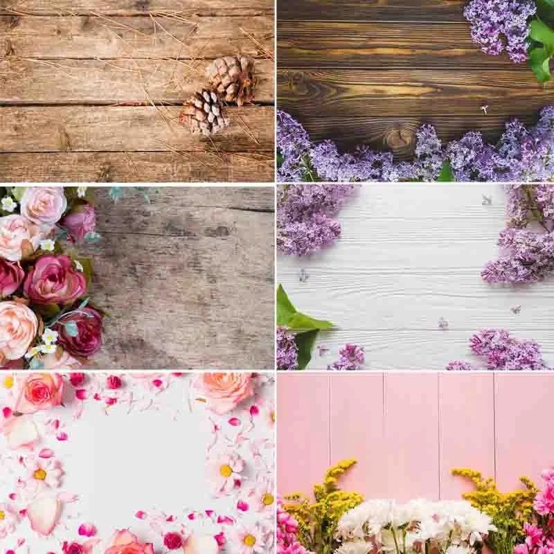 

Photorealistic Fabric Photography Backdrops Prop Wooden Planks Theme Photography Background #0003