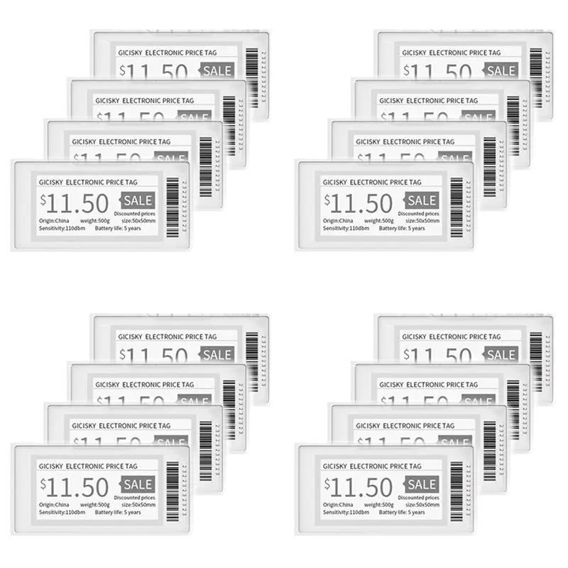 【CYBER MONDAY】2.1 Inch Electronic Price Tag ESL TFT Screen Display No Messy Writing Bluetooth Connect Management For Android APP