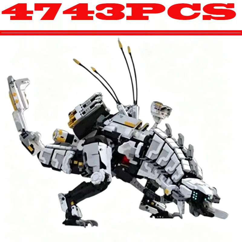 `Creative Mech Monster Building Blocks 4743PCS Sci-Fi Mechanical Beast Bricks No Stickers PDF Manual Toy Gift`